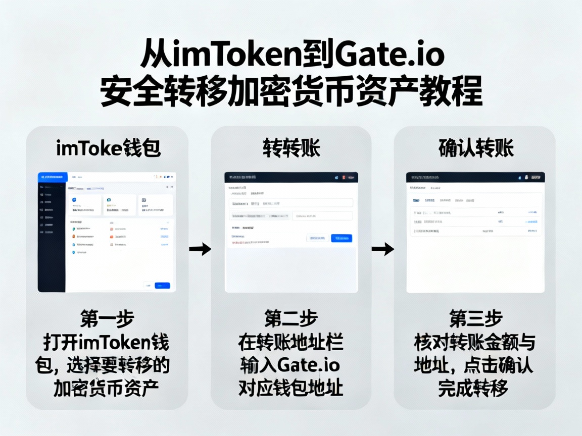 从imToken到Gate.io，手把手教你安全转移加密货币资产