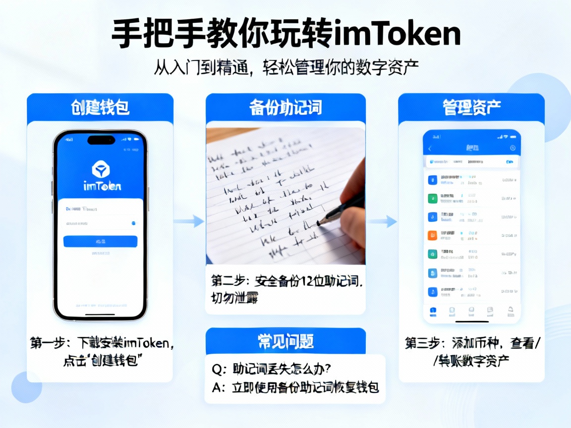 手把手教你玩转 imToken，从入门到精通，轻松管理你的数字资产