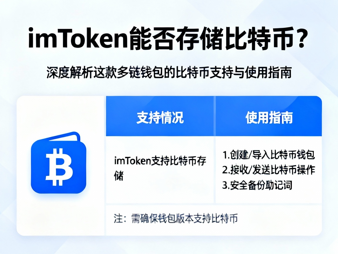 imToken能否存储比特币？深度解析这款多链钱包的比特币支持与使用指南