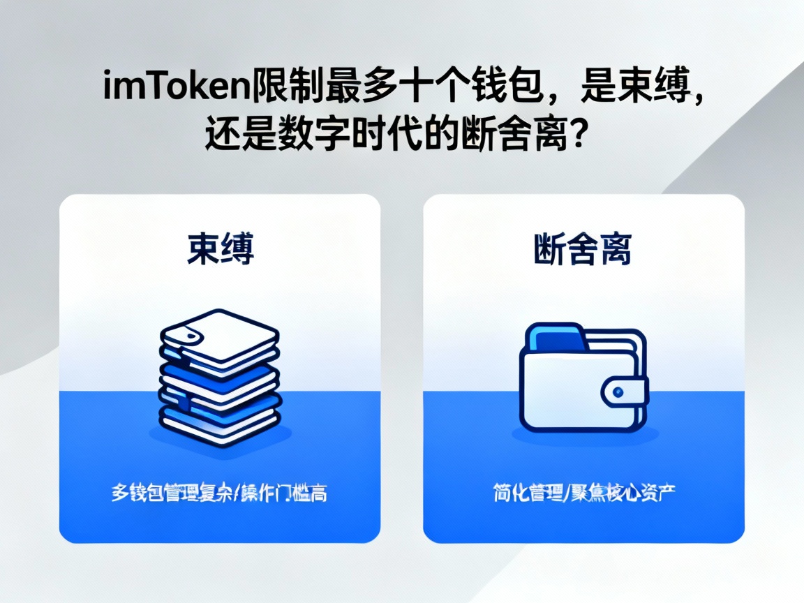 imToken限制最多十个钱包，是束缚，还是数字时代的断舍离？