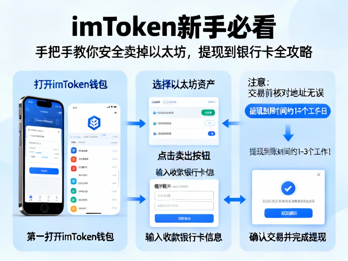 imToken新手必看，手把手教你安全卖掉以太坊，提现到银行卡全攻略