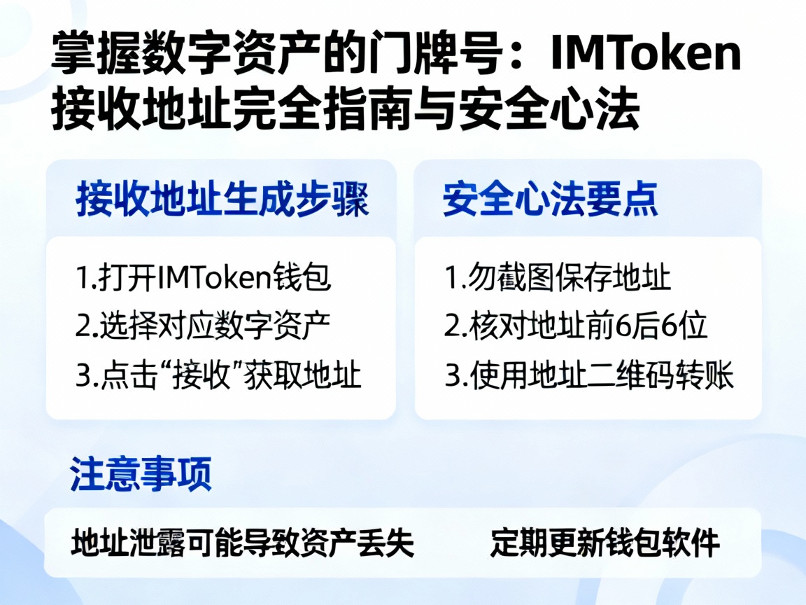 掌握数字资产的门牌号，IMToken接收地址完全指南与安全心法