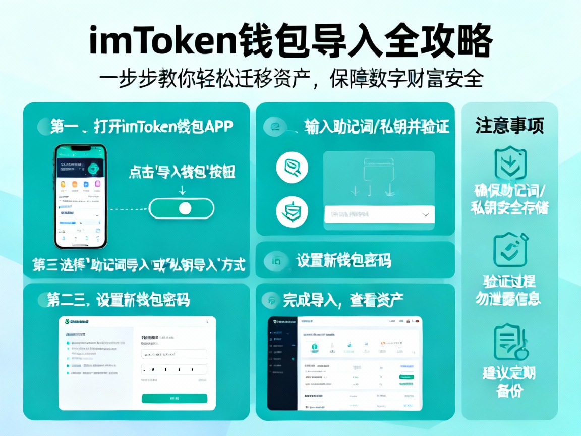 imToken钱包导入全攻略，一步步教你轻松迁移资产，保障数字财富安全