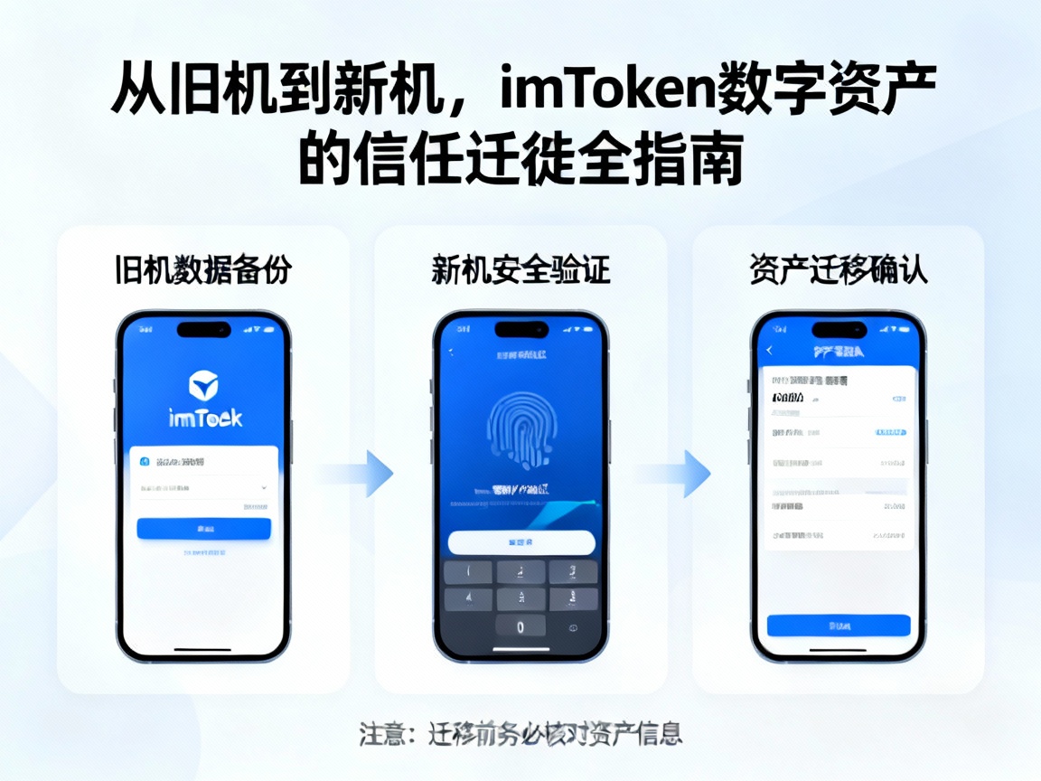 从旧机到新机，imToken 数字资产的信任迁徙全指南