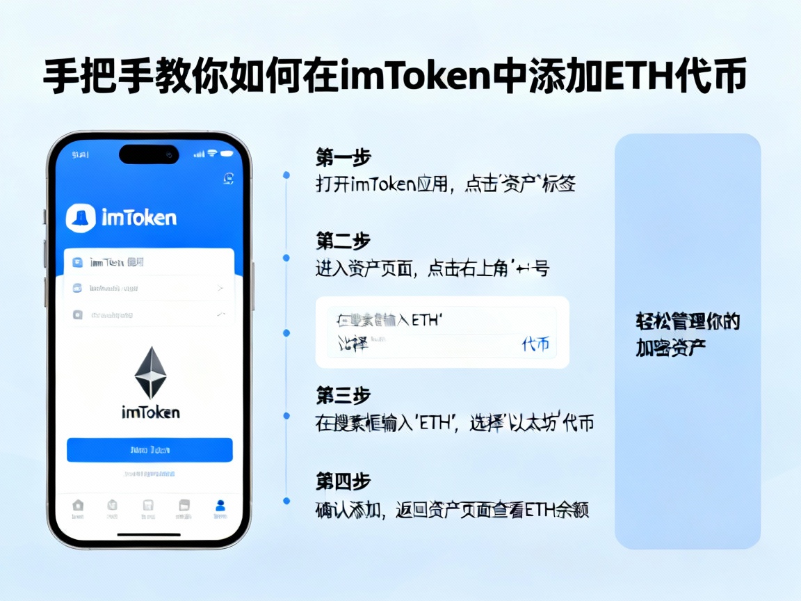 手把手教你如何在imToken中添加ETH代币，轻松管理你的加密资产