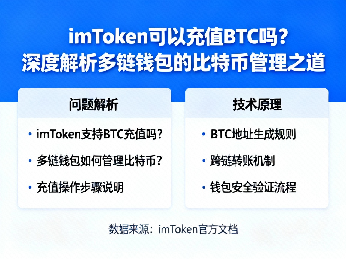 imToken可以充值BTC吗？深度解析多链钱包的比特币管理之道