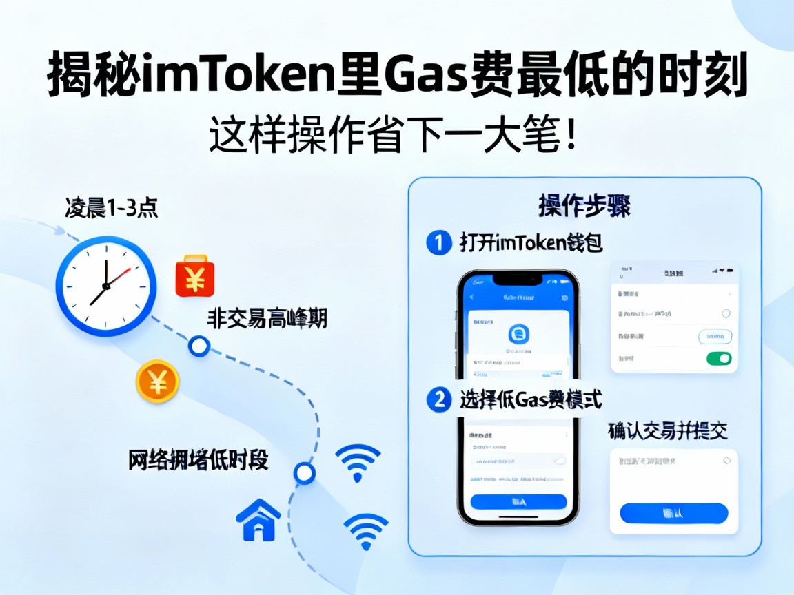 揭秘，imToken里 Gas 费最低的时刻，这样操作省下一大笔！