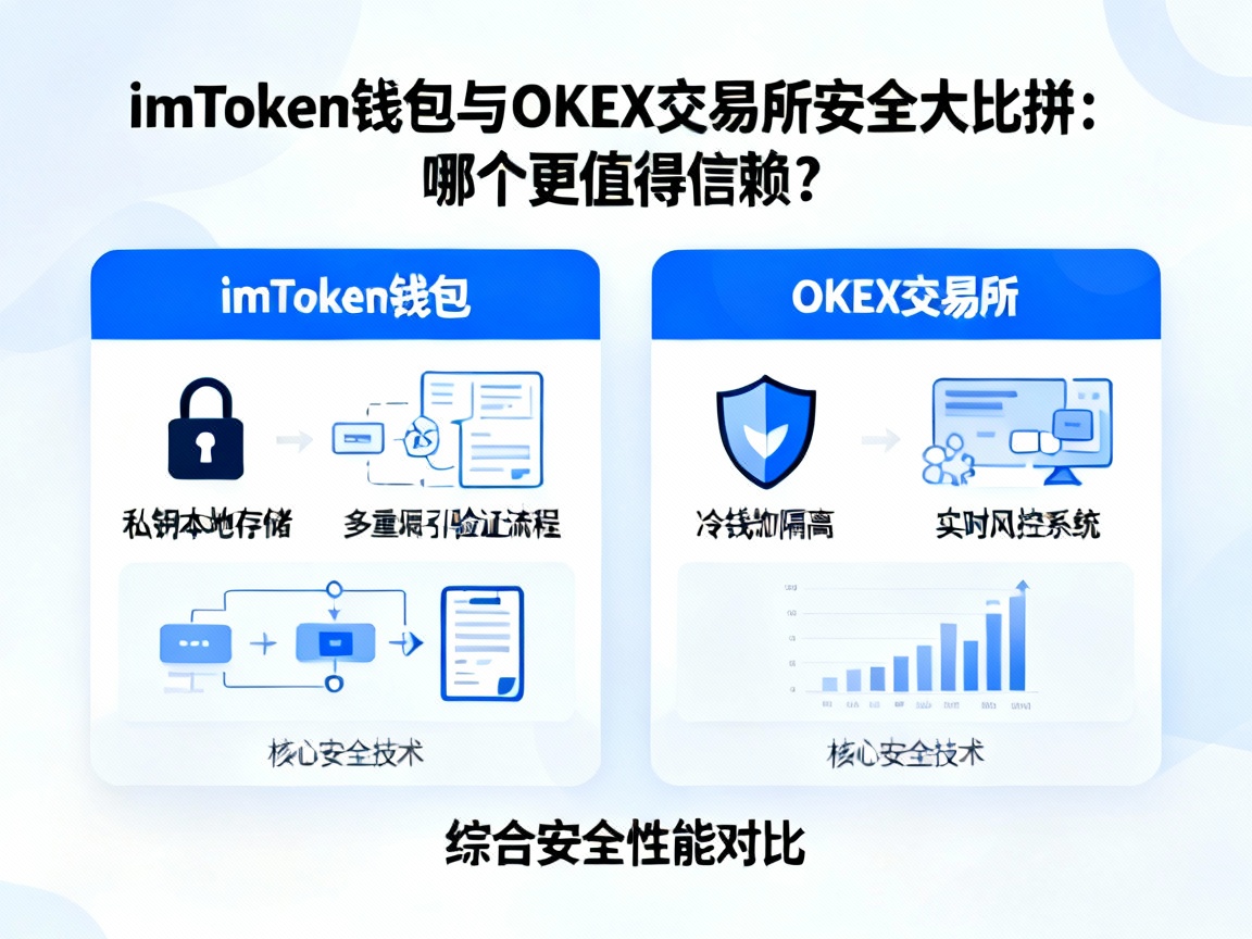 imToken钱包与OKEX交易所，安全大比拼，哪个更值得信赖？