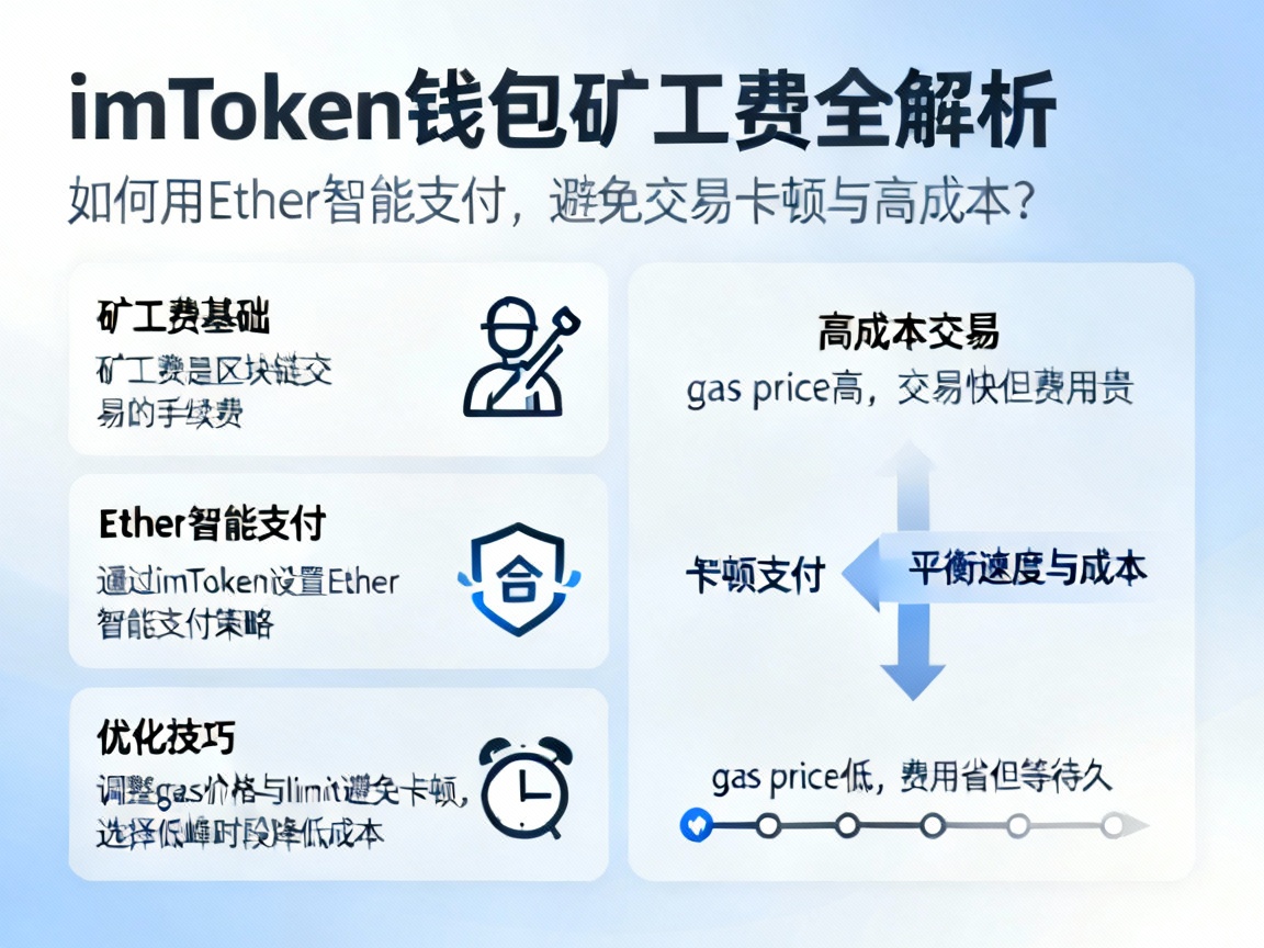 imToken钱包矿工费全解析，如何用Ether智能支付，避免交易卡顿与高成本？