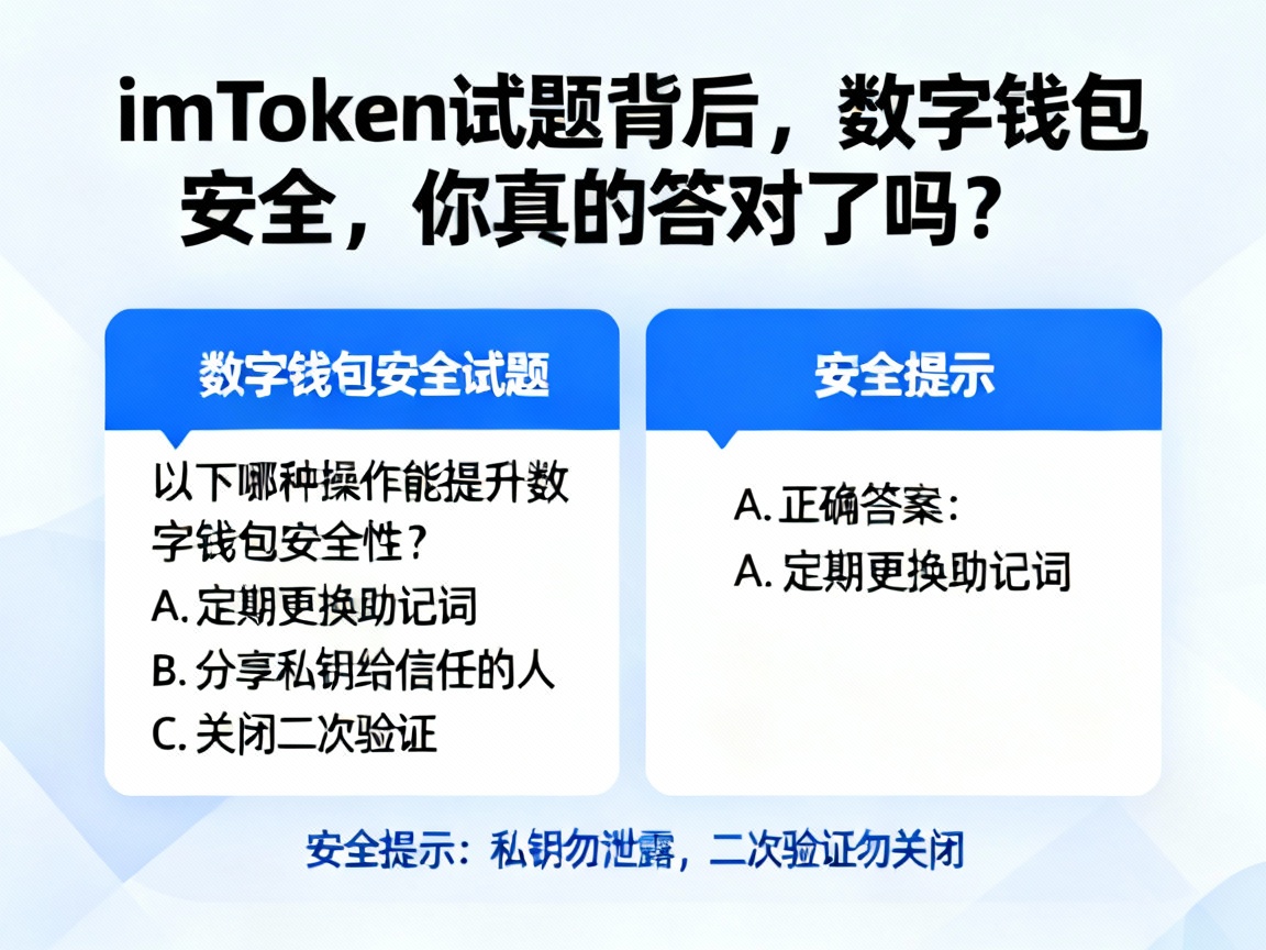 imToken试题背后，数字钱包安全，你真的答对了吗？