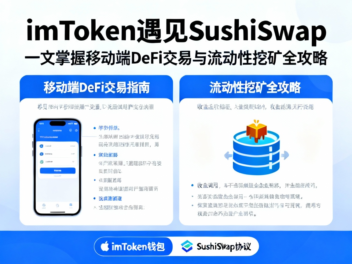 imToken遇见SushiSwap，一文掌握移动端DeFi交易与流动性挖矿全攻略
