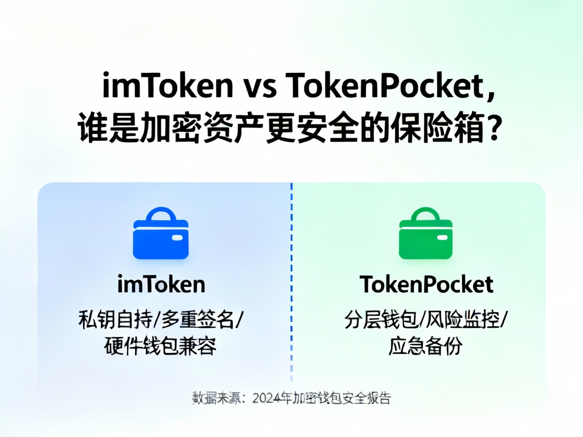 imToken vs TokenPocket，谁是加密资产更安全的保险箱？