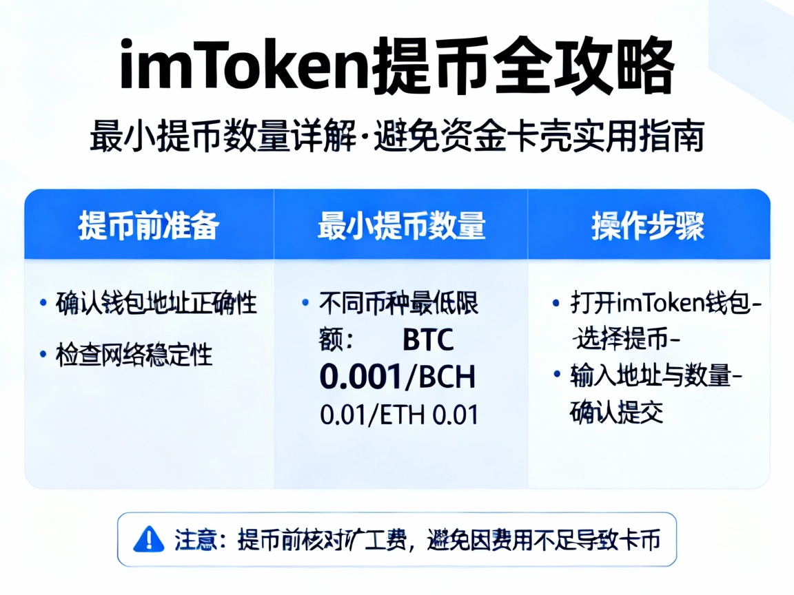 imToken提币全攻略，最小提币数量详解，避免资金卡壳的实用指南