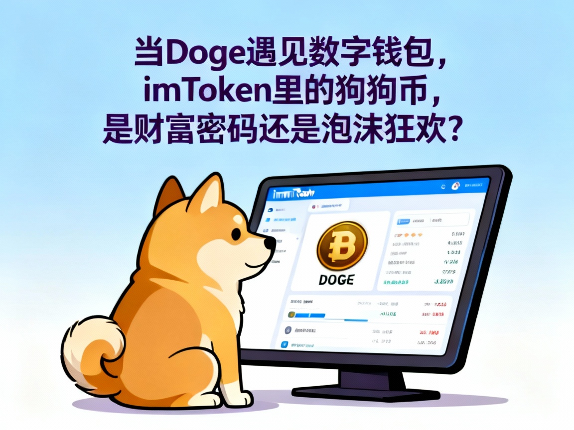 当Doge遇见数字钱包，imToken里的狗狗币，是财富密码还是泡沫狂欢？