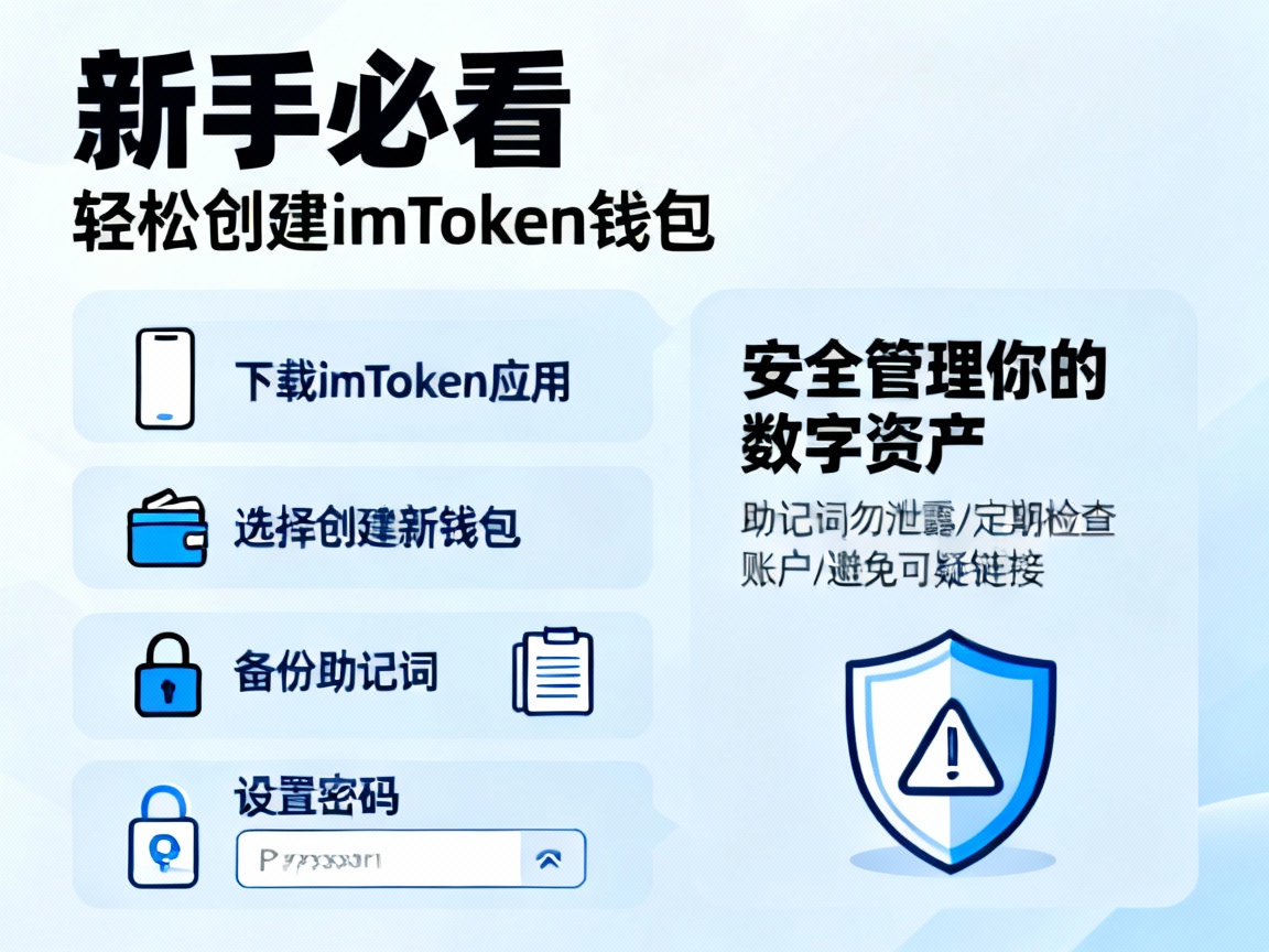 新手必看，轻松创建imToken钱包，安全管理你的数字资产