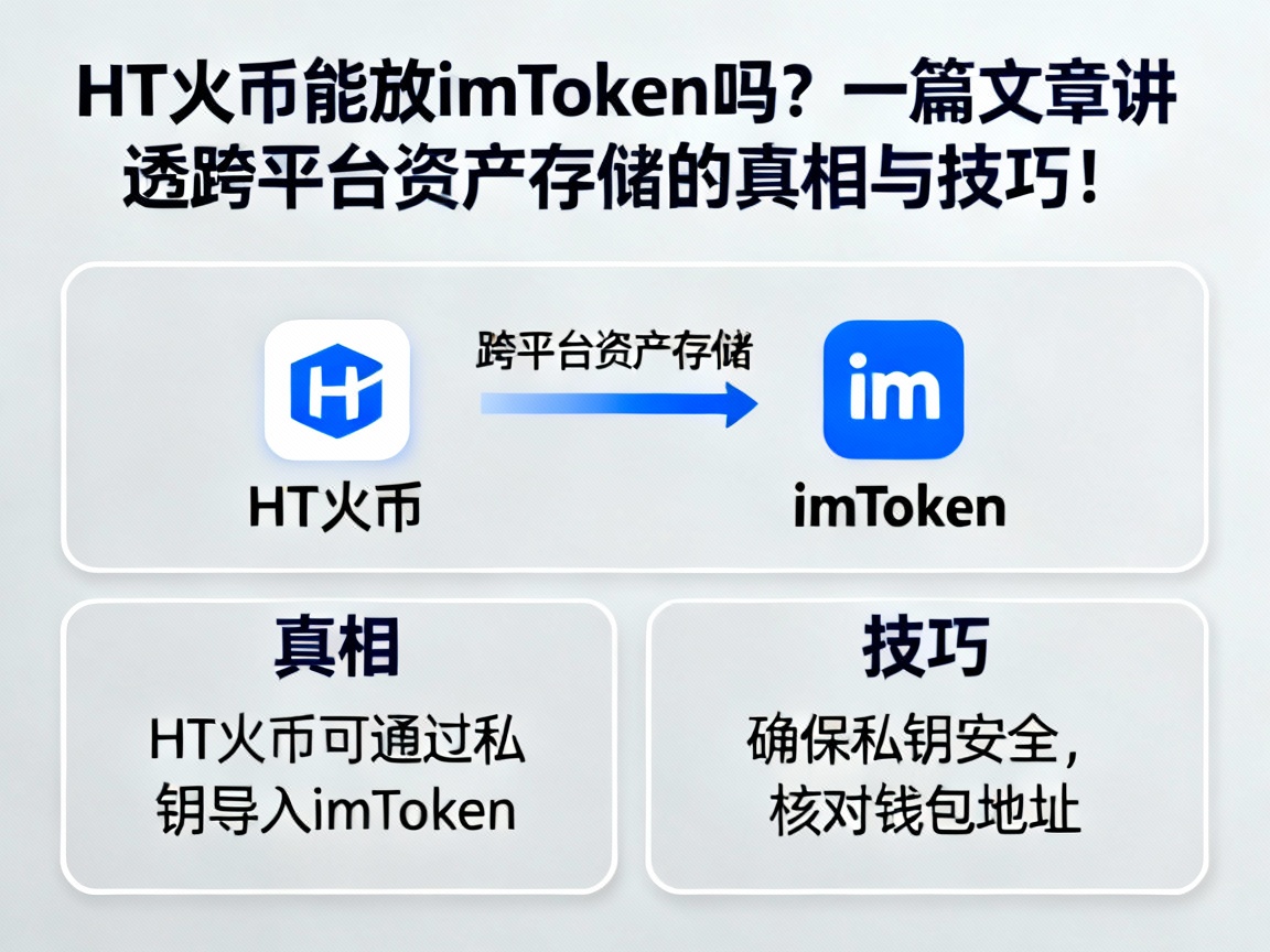 HT火币能放imToken吗？一篇文章讲透跨平台资产存储的真相与技巧！