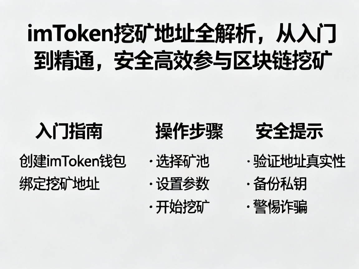 imToken挖矿地址全解析，从入门到精通，安全高效参与区块链挖矿