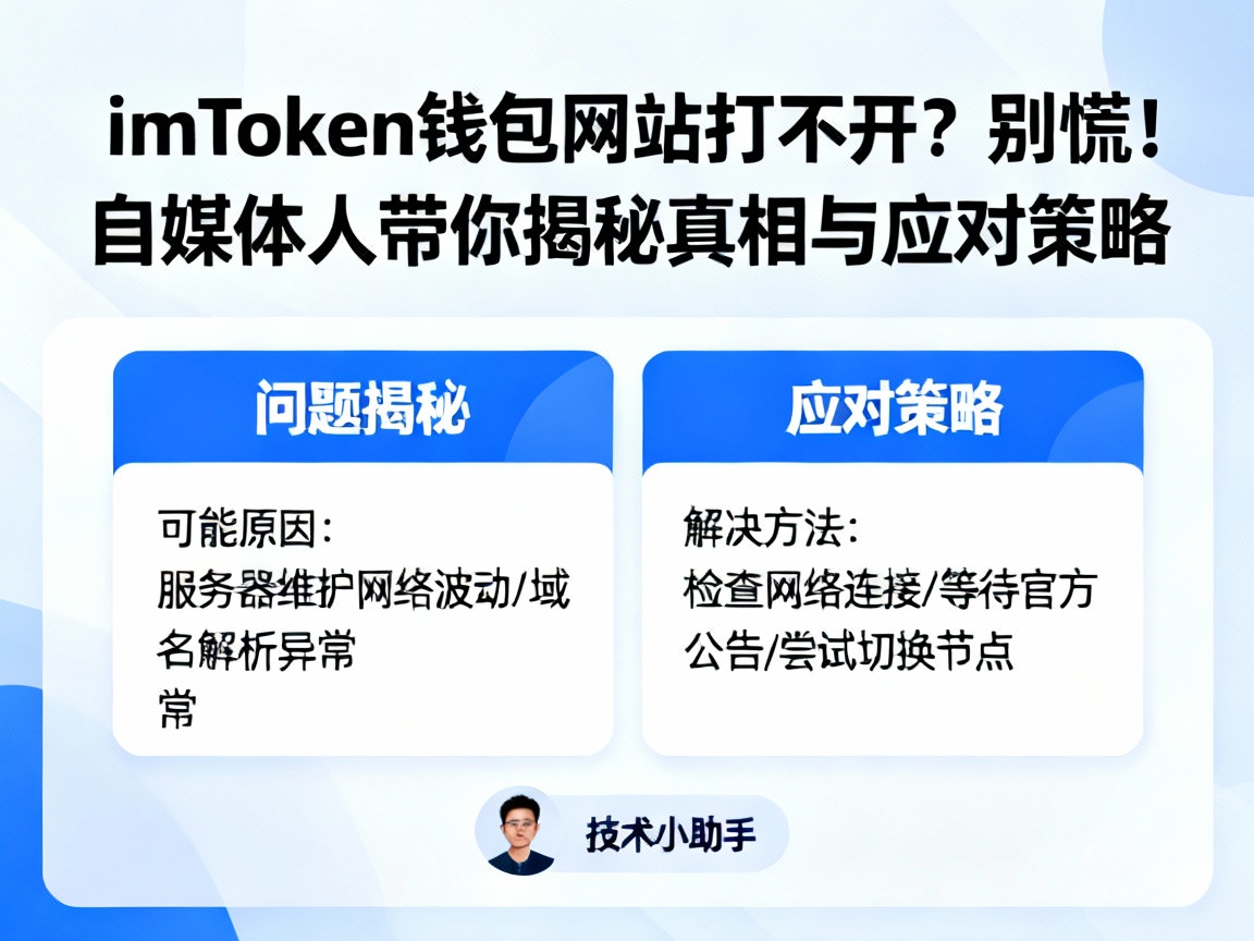 imToken钱包网站打不开？别慌！自媒体人带你揭秘真相与应对策略