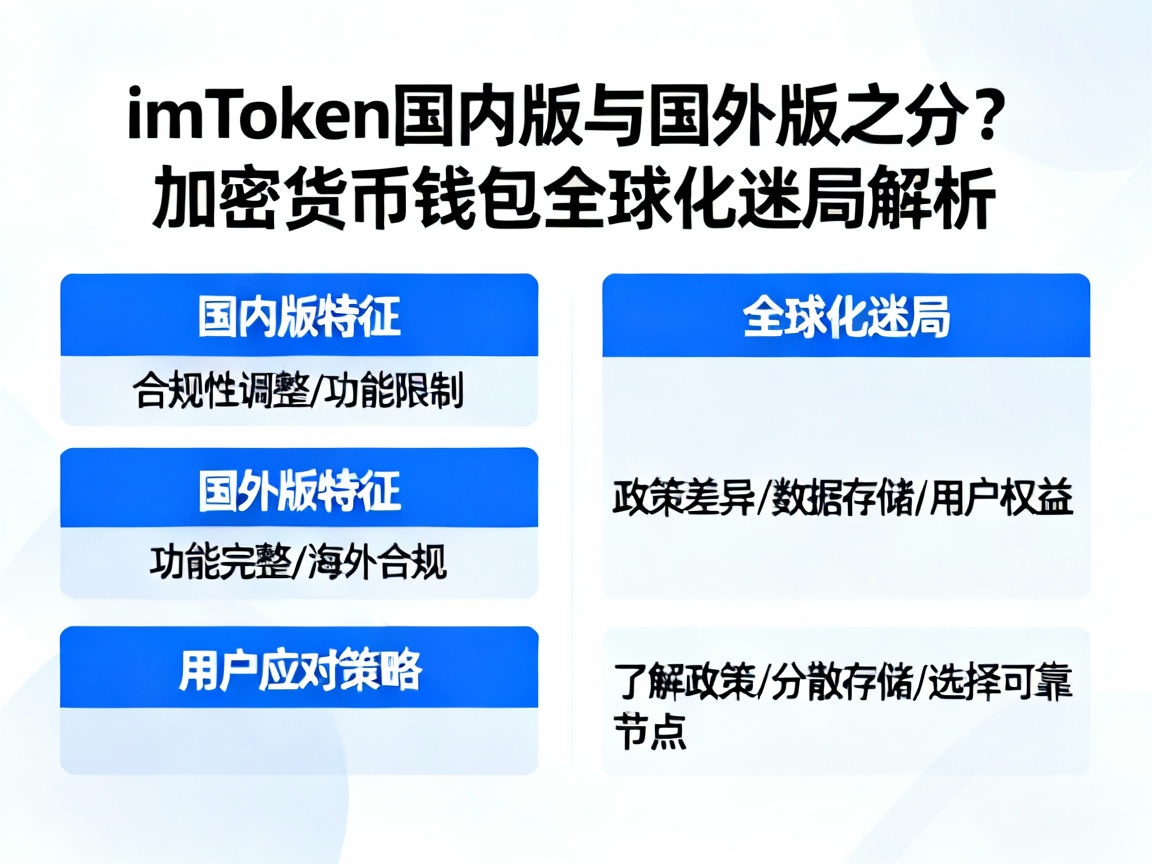 imToken真的有国内版和国外版之分吗？深度解析加密货币钱包的全球化迷局与用户应对策略