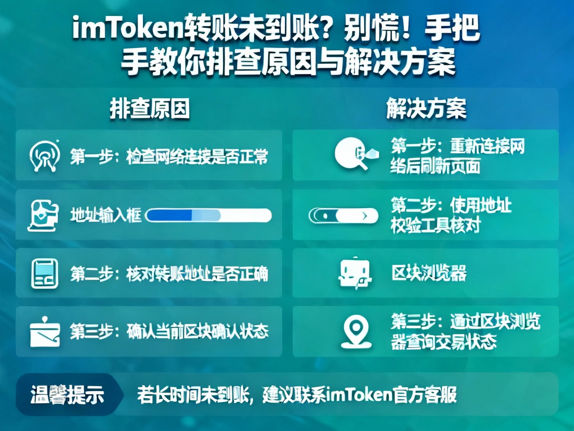 imToken转账未到账？别慌！手把手教你排查原因与解决方案