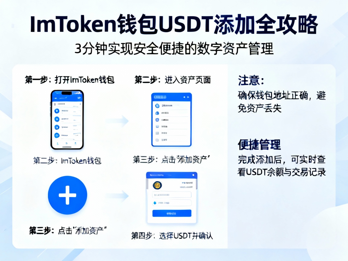 ImToken钱包USDT添加全攻略，3分钟实现安全便捷的数字资产管理