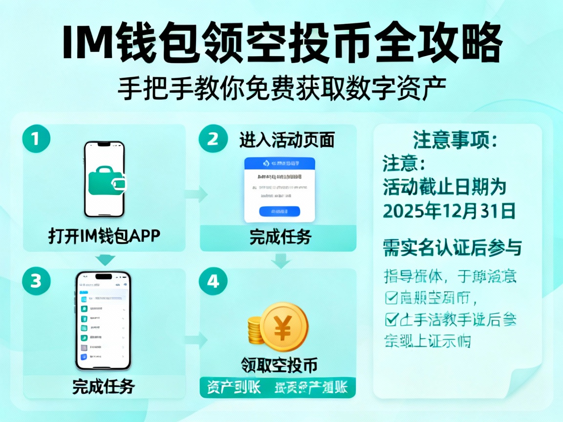 IM钱包领空投币全攻略，手把手教你免费获取数字资产