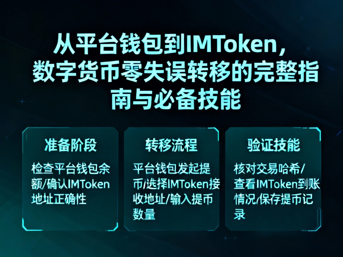 从平台钱包到IMToken，数字货币零失误转移的完整指南与必备技能