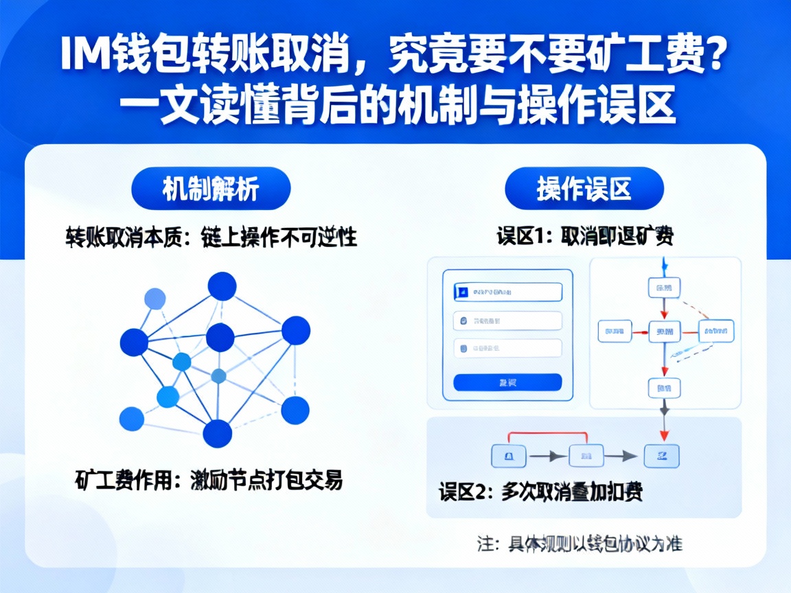 IM钱包转账取消，究竟要不要矿工费？一文读懂背后的机制与操作误区