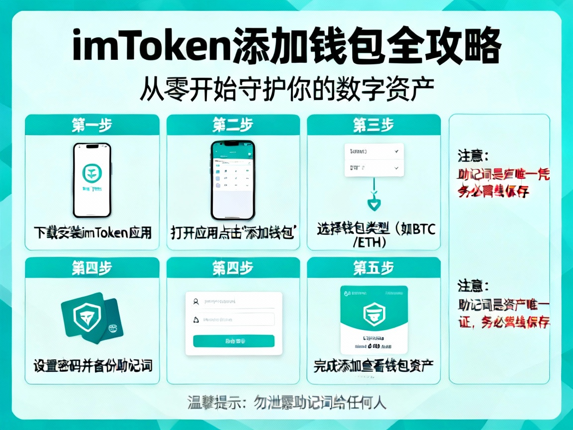 imToken添加钱包全攻略，从零开始守护你的数字资产