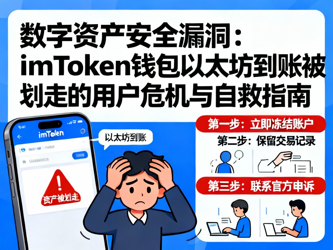 imToken钱包以太坊到账被划走，数字资产安全漏洞下的用户危机与自救指南