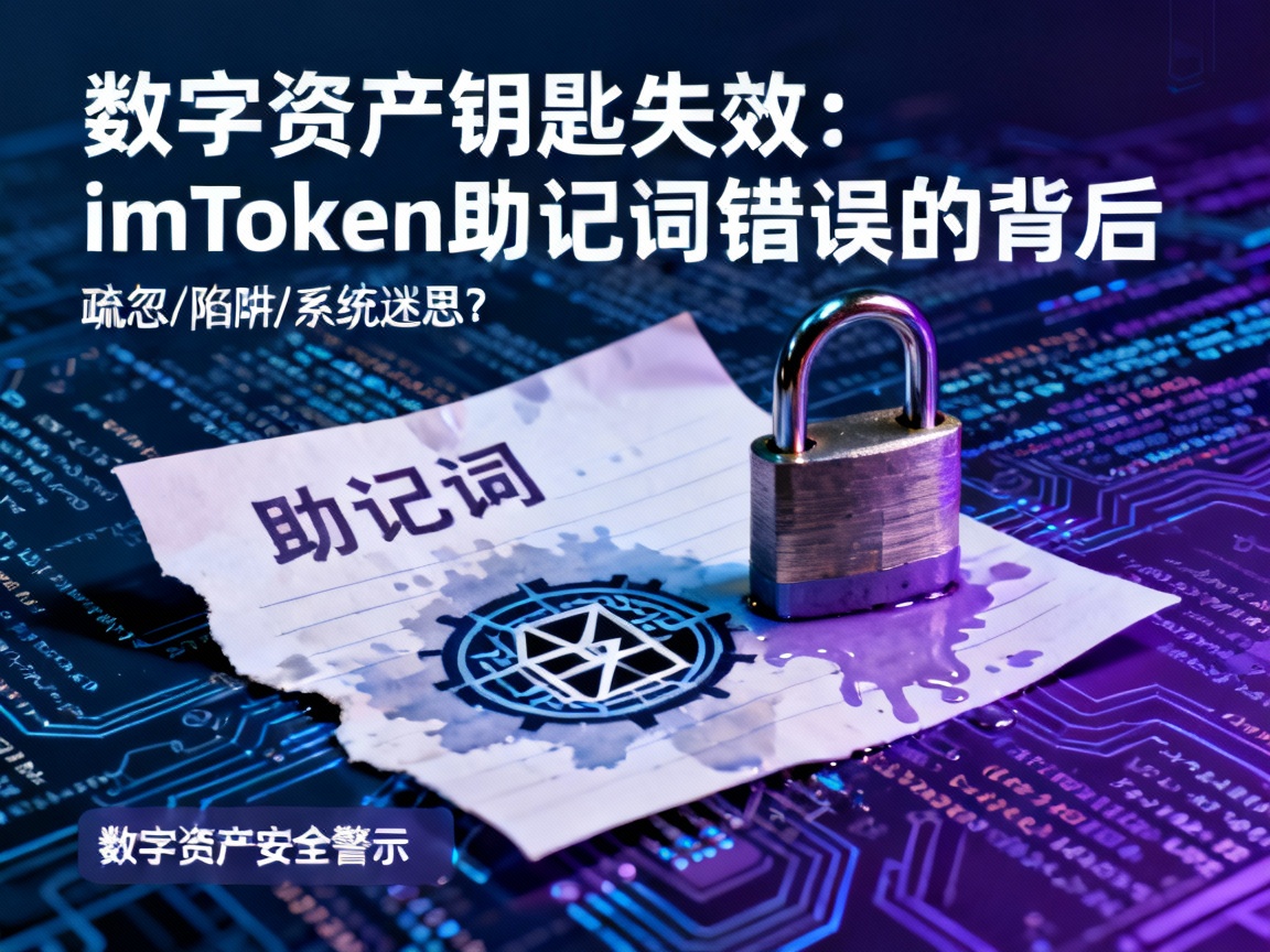 当数字资产的钥匙失效，imToken助记词不正确的背后，是疏忽，陷阱，还是系统迷思？