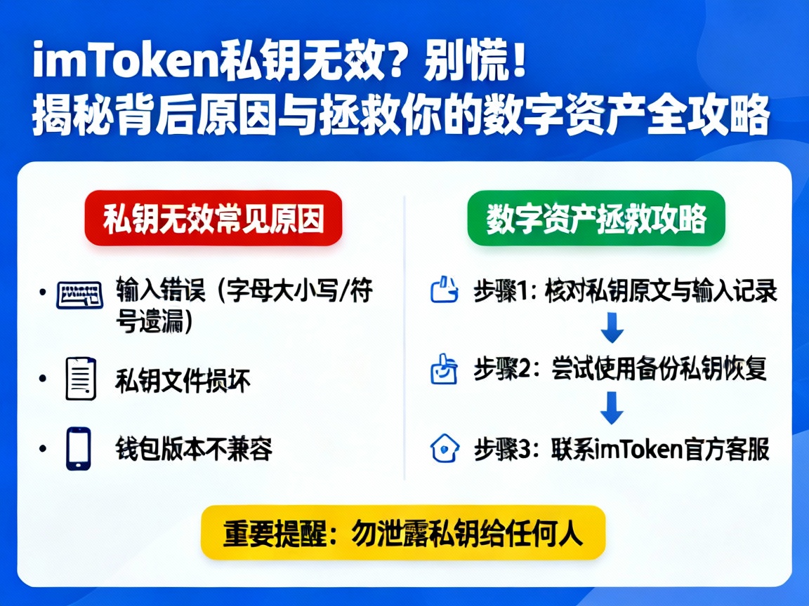 imToken私钥无效？别慌！揭秘背后原因与拯救你的数字资产全攻略