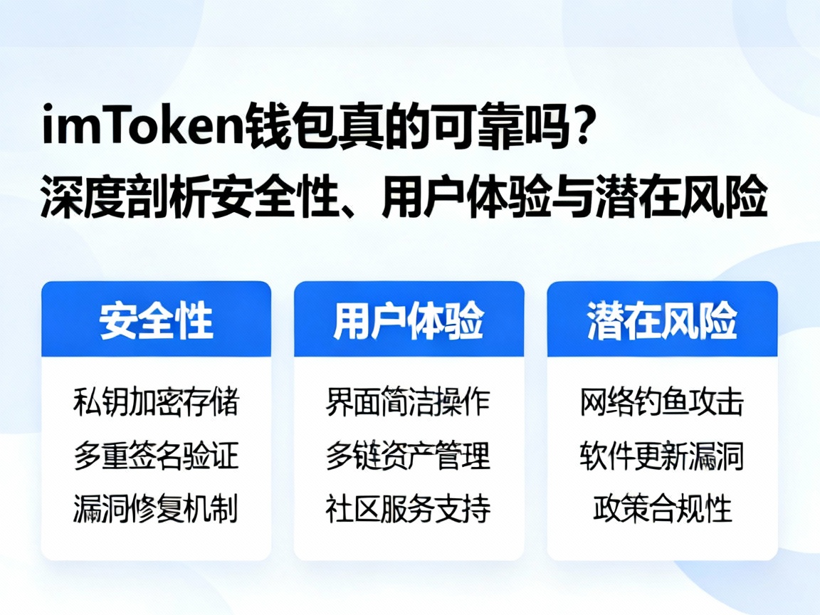 imToken钱包真的可靠吗？深度剖析安全性、用户体验与潜在风险