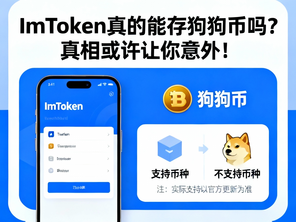 ImToken真的能存狗狗币吗？真相或许让你意外！