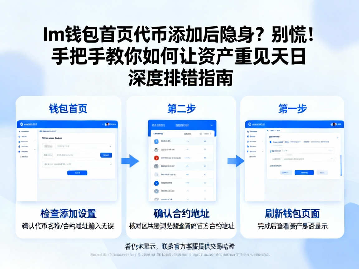 Im钱包首页代币添加后隐身？别慌！手把手教你如何让资产重见天日 深度排错指南