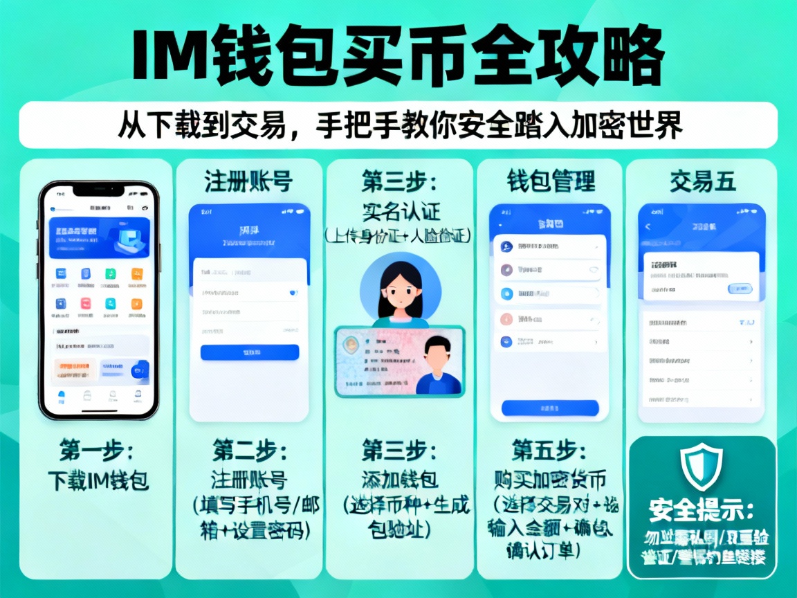IM钱包买币全攻略，从下载到交易，手把手教你安全踏入加密世界
