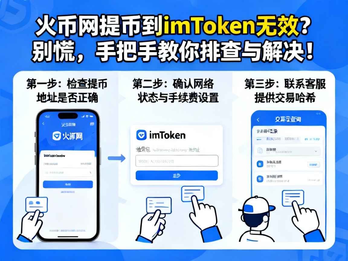 火币网提币到imToken无效？别慌，手把手教你排查与解决！