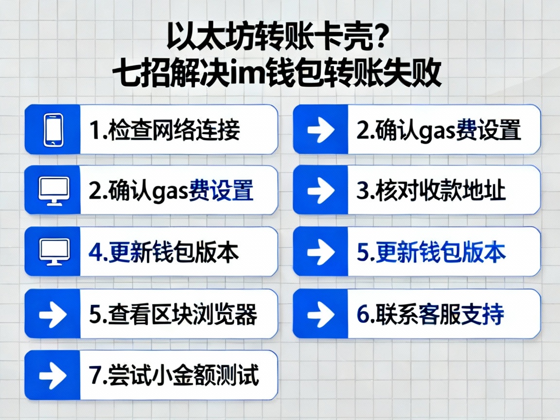 以太坊转账卡壳？七招解决im钱包转账失败