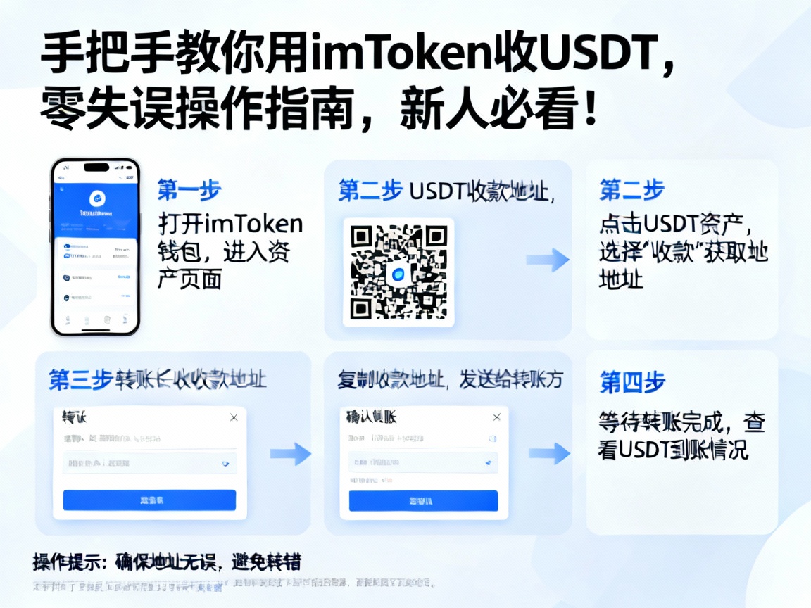 手把手教你用imToken收USDT，零失误操作指南，新人必看！