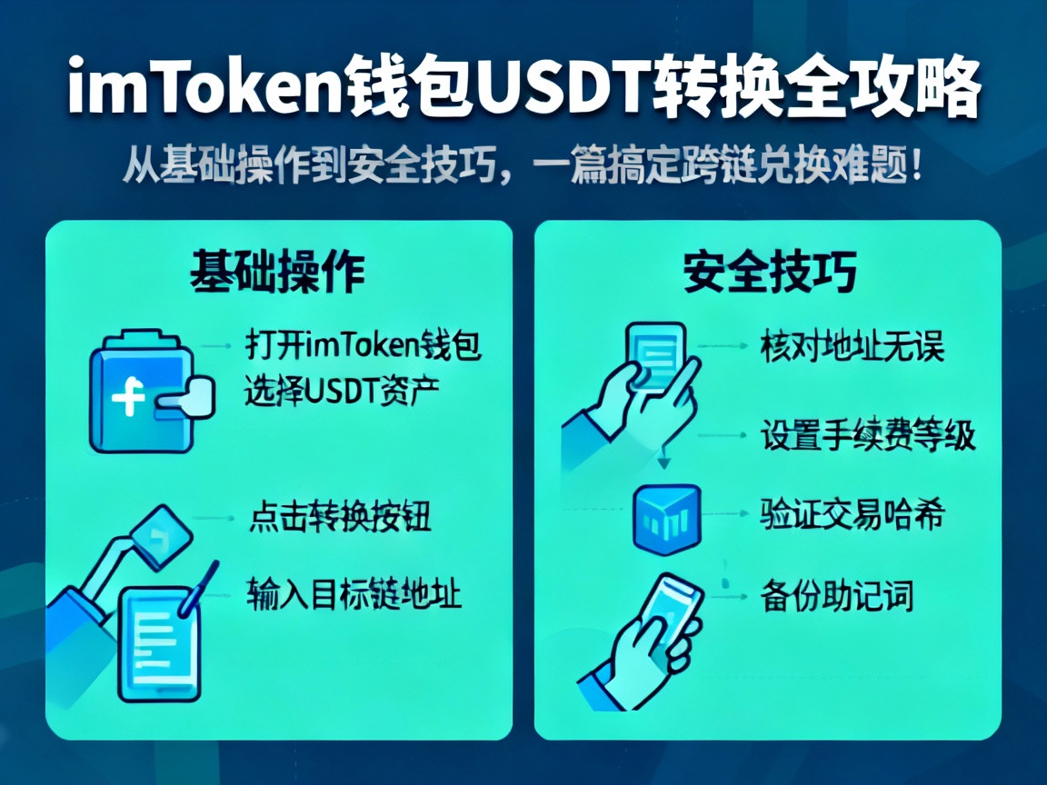 imToken钱包USDT转换全攻略，从基础操作到安全技巧，一篇搞定跨链兑换难题！