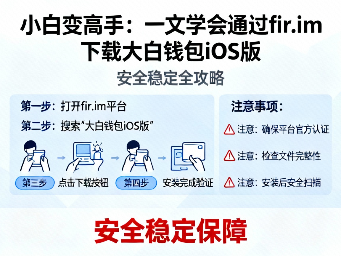 小白变高手，一文学会通过fir.im下载大白钱包iOS版，安全稳定全攻略