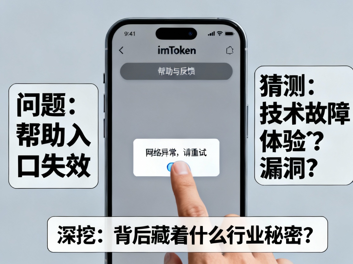 imToken用户遭遇帮助与反馈入口失效，是技术故障还是体验漏洞？背后藏着什么行业秘密？