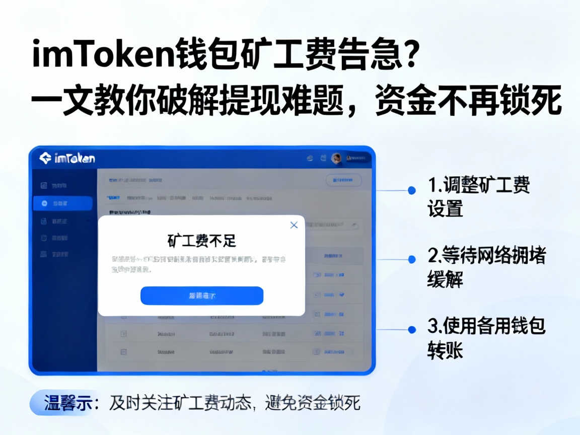 imToken钱包矿工费告急？一文教你破解提现难题，资金不再锁死