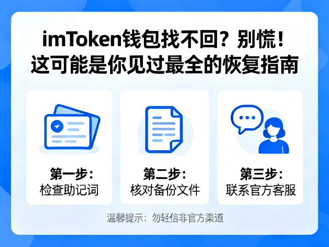 imToken钱包找不回？别慌！这可能是你见过最全的恢复指南