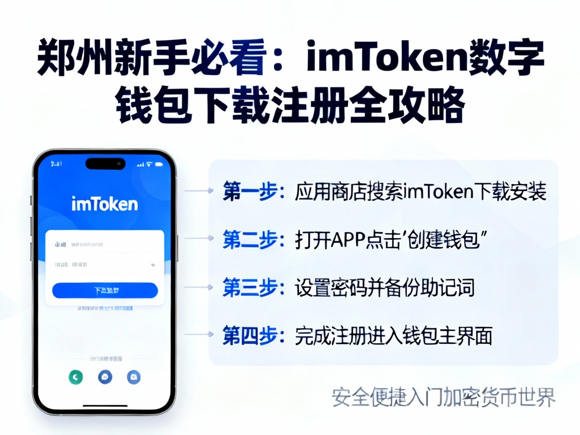 郑州新手必看，imToken数字钱包下载注册全攻略，安全便捷入门加密货币世界