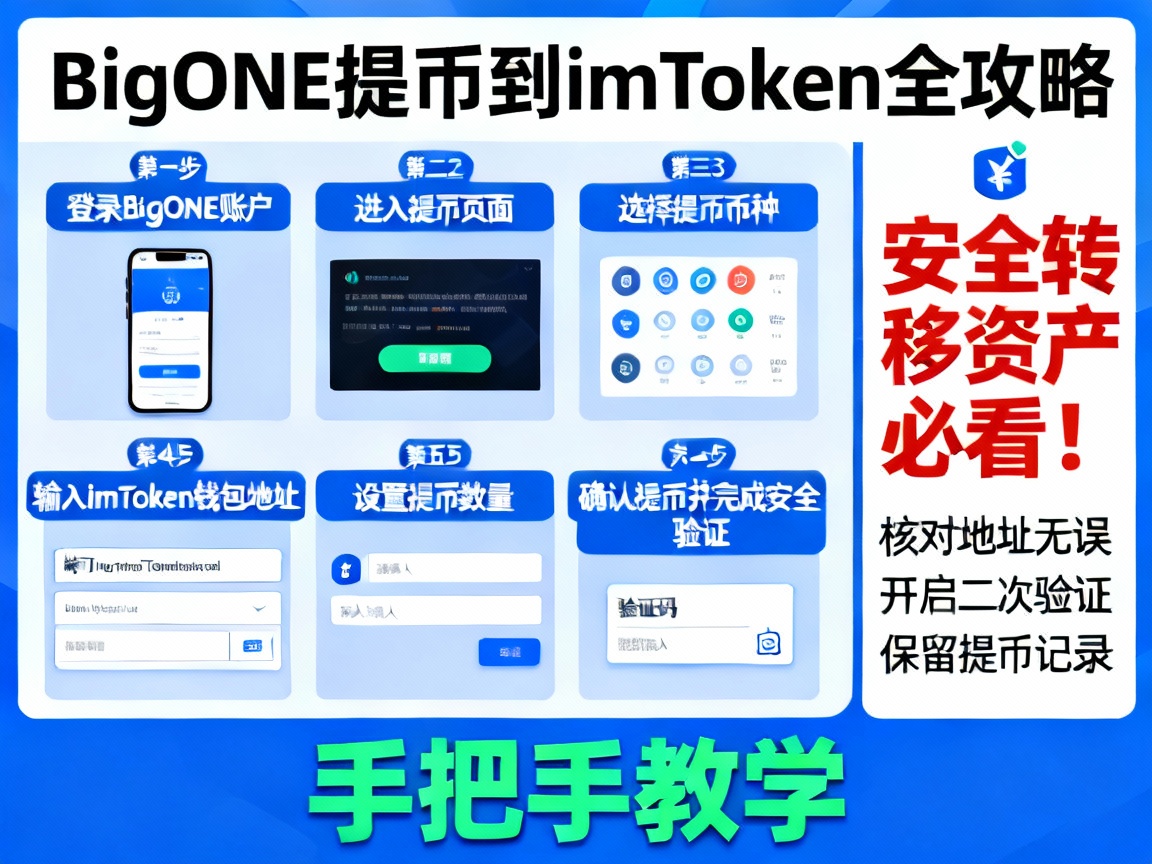 手把手教学，BigONE提币到imToken全攻略，安全转移资产必看！