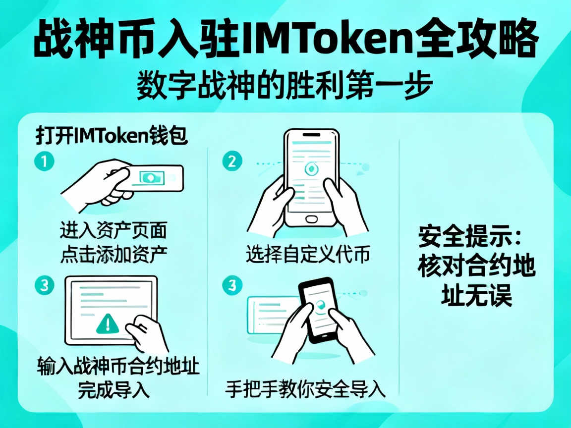 战神币入驻IMToken全攻略，数字战神的胜利第一步，手把手教你安全导入！