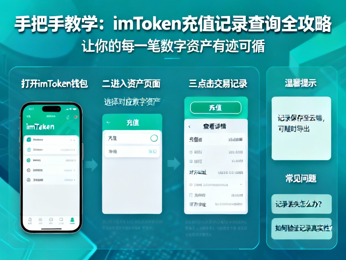 手把手教学，imToken充值记录查询全攻略，让你的每一笔数字资产有迹可循
