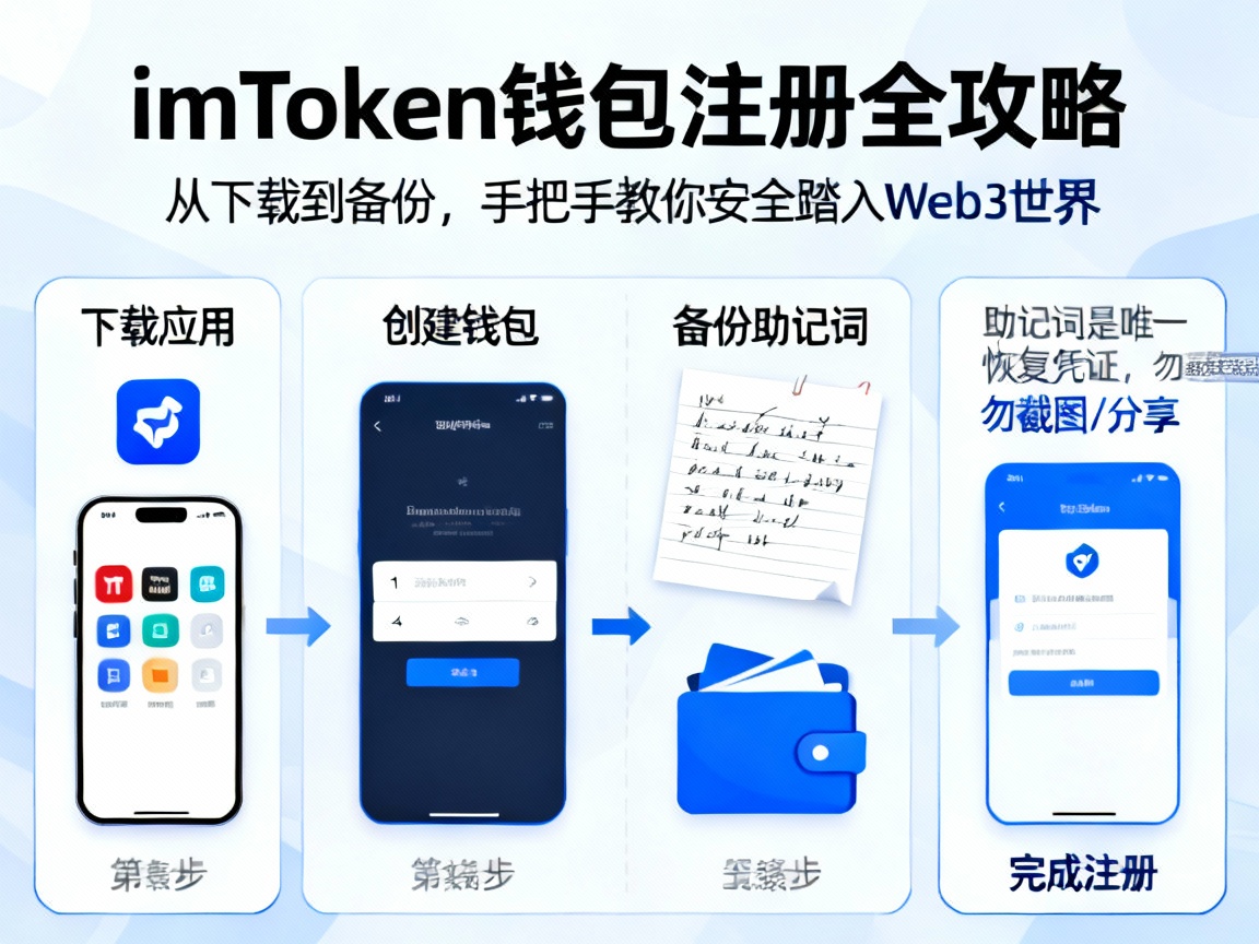 imToken钱包注册全攻略，从下载到备份，手把手教你安全踏入Web3世界