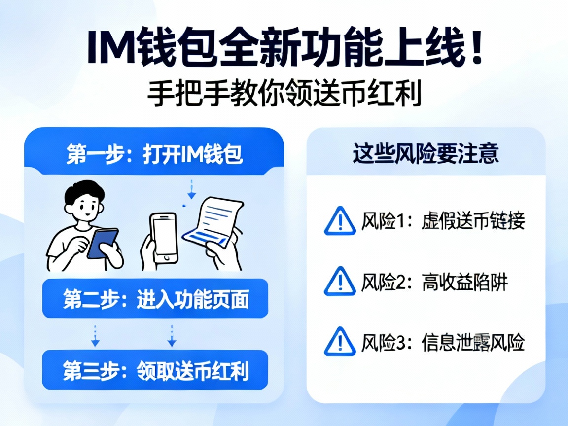 IM钱包全新功能上线！手把手教你领送币红利，这些风险要注意